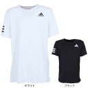 アディダス（adidas）（キッズ）テニスウェア ジュニア クラブ テニス 3ストライプス 半袖Tシャツ JLO62