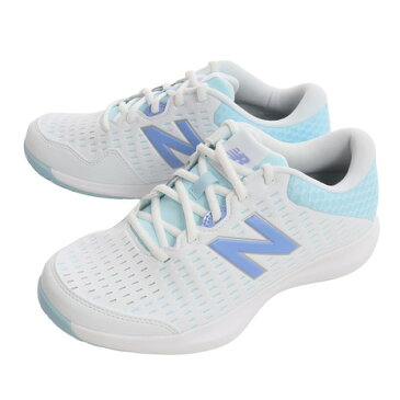 【20％オフクーポン 9/11まで】ニューバランス（new balance） オム二コート用 テニスシューズ レディース 696 v4 O S4 WCO696S4 2E （レディース）