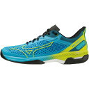 【最大7万ポイントバック!要エントリー&抽選★5/10限定】ミズノ(MIZUNO)(メンズ、レディース)オールコート用 テニスシューズ ウエーブエクシード ツア...