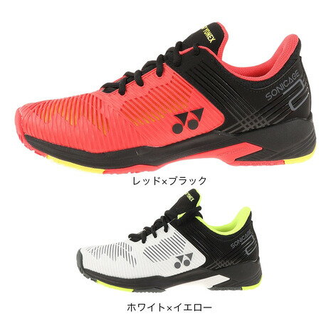 ヨネックス（YONEX）（メンズ、レディース） テニスシューズ オムニクレー パワークッションソニケージ2メンGC SHTS2MGC