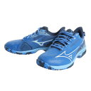 ミズノ(MIZUNO)(メンズ、レディース)クレー/砂入り人工芝コート用 テニスシューズ ウエーブエクシード 5 SW OC 61GB231426