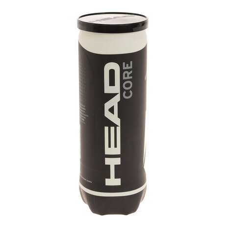 ヘッド（HEAD）（メンズ、レディース、キッズ）テニスボール HEAD CORE 577163 1缶 3球入り 硬式テニス..