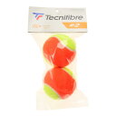 テクニファイバー(Technifibre)(メンズ、レディース、キッズ)ノンプレッシャーテニスボール STAGE2 2個パック TBP2OR1-000