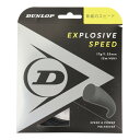 ダンロップ(DUNLOP)(メンズ、レディース、キッズ)硬式テニスストリング エクスプロッシブ・スピード DST11021BK125
