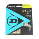 ダンロップ(DUNLOP)(メンズ、レディース)硬式テニスストリング アイコニック・オール DST31001NA125