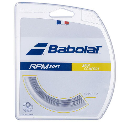 バボラ（BABOLAT）（メンズ、レディース）ソフトテニスストリング RPM Soft 12M 130 241146-130GR(4)