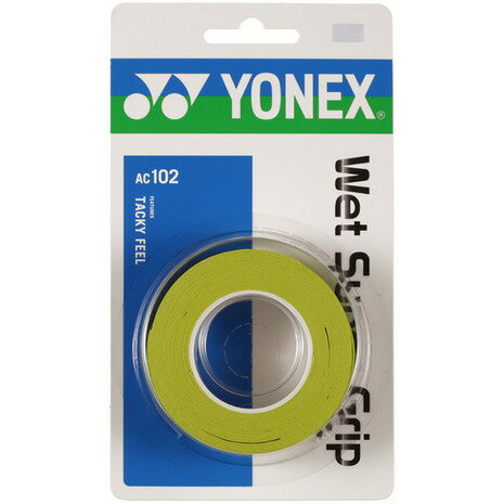 ヨネックス（YONEX） テニスグリップテープ ウェットスーパーグリップ 3本入り AC102-309 （メンズ、レディース、キッズ）