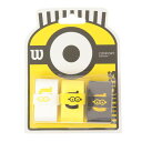 グリップテープ ウイルソン（Wilson）（メンズ、レディース）テニスグリップテープ 3本入り MINIONS OVERGRIP 3PK WR8408401001