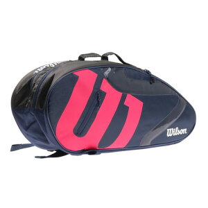 ウイルソン（WILLSON） テニス ラケットケース TEAMJ 1.0 6本用 NVPK WR8014702001 （メンズ、レディース）