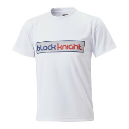 ブラックナイト（blackknight）（メンズ、レディース）バドミントンウェア ドライ 半袖Tシャツ T-3116U-WHT