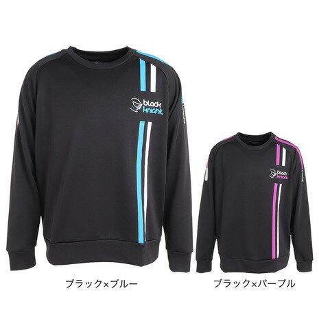 ブラックナイト(blackknight)(メンズ、レディース)バドミントンウェア ウォームライトトレーナー T-3610U