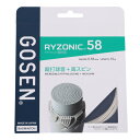 ゴーセン(GOSEN)(メンズ、レディース、キッズ)バドミントンストリング ライゾニック58 ホワイト BSRY58WH