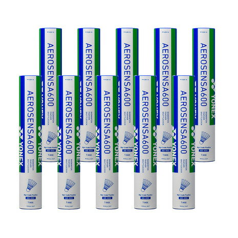 ヨネックス(YONEX)(メンズ、レディース、キッズ)バドミントン シャトル(12個入) エアロセンサ600AS-600 10ダース