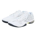 【最大7万ポイントバック!要エントリー&抽選★5/1限定】ミズノ(MIZUNO)(メンズ、レディース)バドミントンシューズ ウエーブクローEL 2 71GA22...