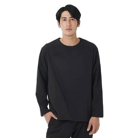 【SOY受賞記念1/30 9:59までエントリーでP4倍】ニューバランス（new balance）（メンズ）サッカーウェア プレミアコレクションストレッチウーブントップ 長袖シャツ AMT35234BKのサムネイル