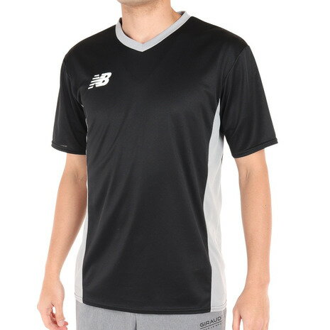 ニューバランス（new balance）（メンズ）サッカー ウェア メンズ 半袖 Tシャツ プラクティスシャツ JMTF1013BK