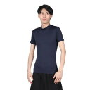 デュアリグ(DUARIG)(メンズ)サッカーウェア ドライプラス ストレッチハイネック半袖 3S0003-SCWR-741ES NVY 速乾