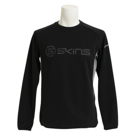 スキンズ（SKINS） 【ゼビオグループ限定】 クルーネックスウェットトップ SAF3704X BLK （Men's）