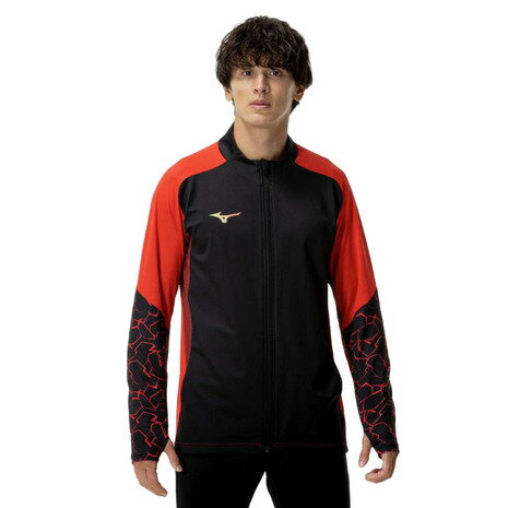 ミズノ(MIZUNO)(メンズ、レディース)サッカーウェア トレーニングトップ フルジップ P2MCC03596