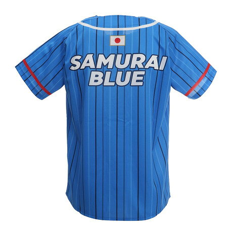 ジェイエフエー(JFA) サッカー 侍ブルー SAMURAI BLUE 日本代表 ベースボールシャツ Sサイズ O3-242 (メンズ、レディース)セール サッカー 用品 セール