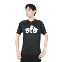 スフィーダ(SFIDA)(メンズ)サッカー フットサルウェア BPプラクティスシャツ 半袖 SA-21817 BLK