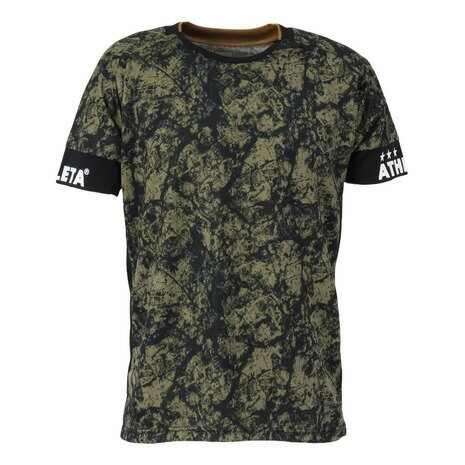 アスレタ(ATHLETA)(メンズ)サッカー フットサルウェア ドライ グラフィックプラクティスシャツ 2423 BEG