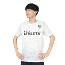 アスレタ（ATHLETA）（メンズ）サッカー フットサルウェア Tシャツ 総柄プラシャツ XE-421 WHT