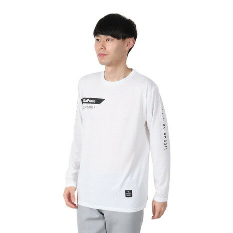 ダウポンチ（DalPonte）（メンズ）サッカー フットサルウェア 長袖プラTシャツ DPZ0418-WHITE