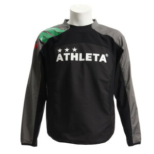 【10%OFFクーポン 12/8まで】アスレタ（ATHLETA）（メンズ）サッカー ウェア メンズ 裏メッシュピステシャツ XE-307 BLK