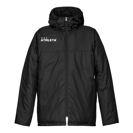 アスレタ(ATHLETA)(メンズ)サッカー フットサルウェア 中綿ハーフコート 18014 BLK