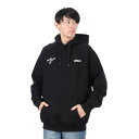 ボーラー(BALR.)(メンズ)ザ クラブ ボックス フィット フーディ B1261.1130 Jet Black