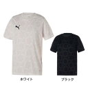 プーマ（PUMA）（キッズ）サッカーウェア キッズ ボーイズ INDIVIDUAL トレーニング ハイブリッド AOP 半袖 Tシャツ 658466