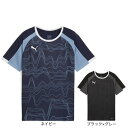 プーマ(PUMA)(キッズ)ジュニア サッカーウェア Individual LIGA グラフィック ジャージ 半袖 66018506 66018503