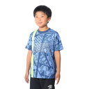 アンブロ(UMBRO)(キッズ)サッカーウェア ジュニア THE THIRD グラフィックショートスリーブプラシャツ UUJXJA51 DKDM(4)