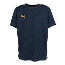 プーマ（PUMA）（キッズ）サッカーウェア ジュニア INDIVIDUAL トレーニング ハイブリッド AOP 半袖Tシャツ 65846606