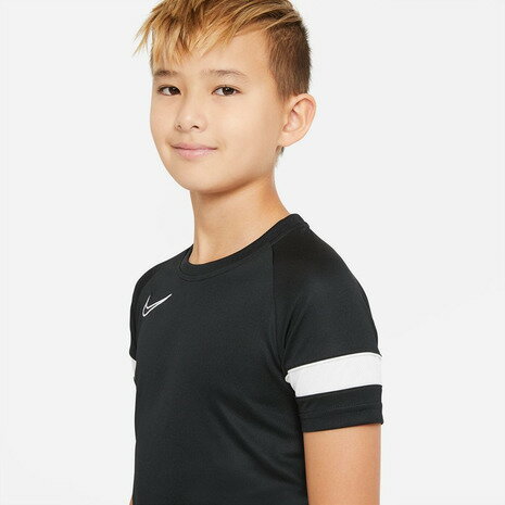 ナイキ(NIKE) サッカーウェア 半袖 Tシャツ ジュニア YTH アカデミー21 トップス プラクティスシャツ CW6103-010 フットサルウェア (キッズ)ネット注文 サッカー 用品 セール