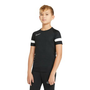 ナイキ（NIKE）（キッズ）サッカーウェア 半袖 Tシャツ ジュニア YTH アカデミー21 トップス プラクティスシャツ CW6103-010 フットサルウェア