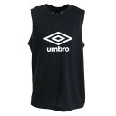 アンブロ(UMBRO)(キッズ)サッカーウェア ジュニア ノースリーブシャツ UUJVJA66 BLK 速乾