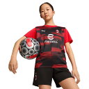 プーマ(PUMA)(キッズ)キッズ ACミラン 2024-25 プレマッチ 半袖Tシャツ 77771801