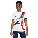 ナイキ(NIKE)(キッズ)キッズ パリ・サンジェルマン 2024/25 スタジアム アウェイ レプリカ ジャージ FN9126-101