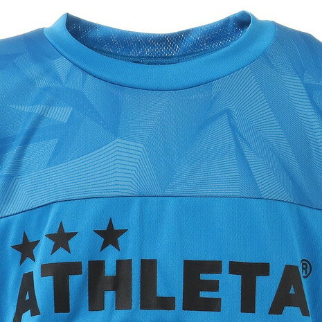 アスレタ(ATHLETA) サッカー ウェア 半袖 ジュニア ニットメッシュ プラクティスシャツ 2343J BLU フットサルウェア (キッズ)安売り サッカー 用品 セール