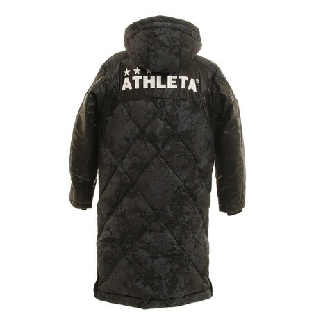 アスレタ(ATHLETA) サッカー ウェア ジュニア ウェア ベンチコート 4140J チャコールグレー【ロングコート アウター 防寒】 (キッズ)格安セール サッカー 用品 セール