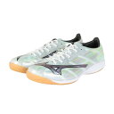 ミズノ(MIZUNO)(メンズ、レディース)サッカーインドアトレーニングシューズ 屋内 室内 ミズノアルファII ELITE IN P1GF256209(4)
