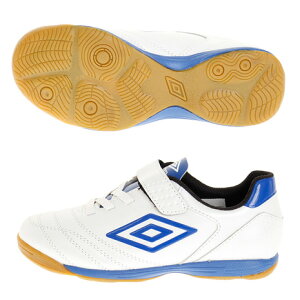 【10％OFFクーポン！】アンブロ（UMBRO） ジュニア フットサル インドア エバ-ブル-SB J WID IN UU4NJB14WX サッカーシューズ （キッズ）