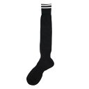 デュアリグ(DUARIG)(メンズ)サッカー ソックス 靴下 ドライプラス サッカーラインストッキング 3S0053-SCAC-750OK BLK-M 速乾