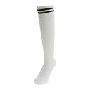 デュアリグ(DUARIG)(メンズ)サッカー ソックス 吸汗速乾 ラインストッキング 750D3OK002-WHT-M 靴下