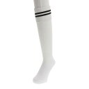 デュアリグ(DUARIG)(メンズ)サッカー ソックス 吸汗速乾 ライン ストッキング 1足組 750D9OK002-WHT-M 白 靴下