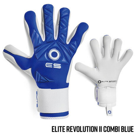 エリートスポーツ(Elite Sports)(メンズ)キーパーグローブ サッカー ELITE REVOLUTION 2 COMBI ELG-24802 BLU