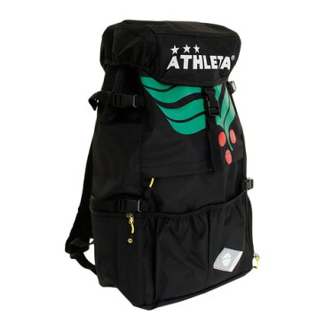 アスレタ（ATHLETA） サッカー フットサル リュック バックパック 5253L BLACK 35L 大容量 （メンズ、レディース）