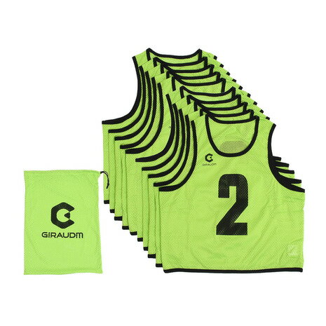 ジローム(GIRAUDM)(キッズ)ジュニア チームベスト 10枚セット 750GM0KS9353 FGRN